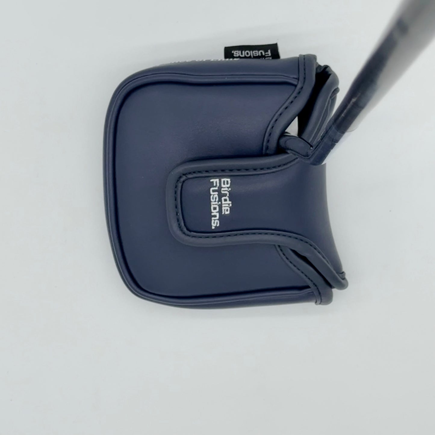 Birdie Juice Mallet Putter Headcover close-up of magnetic closure