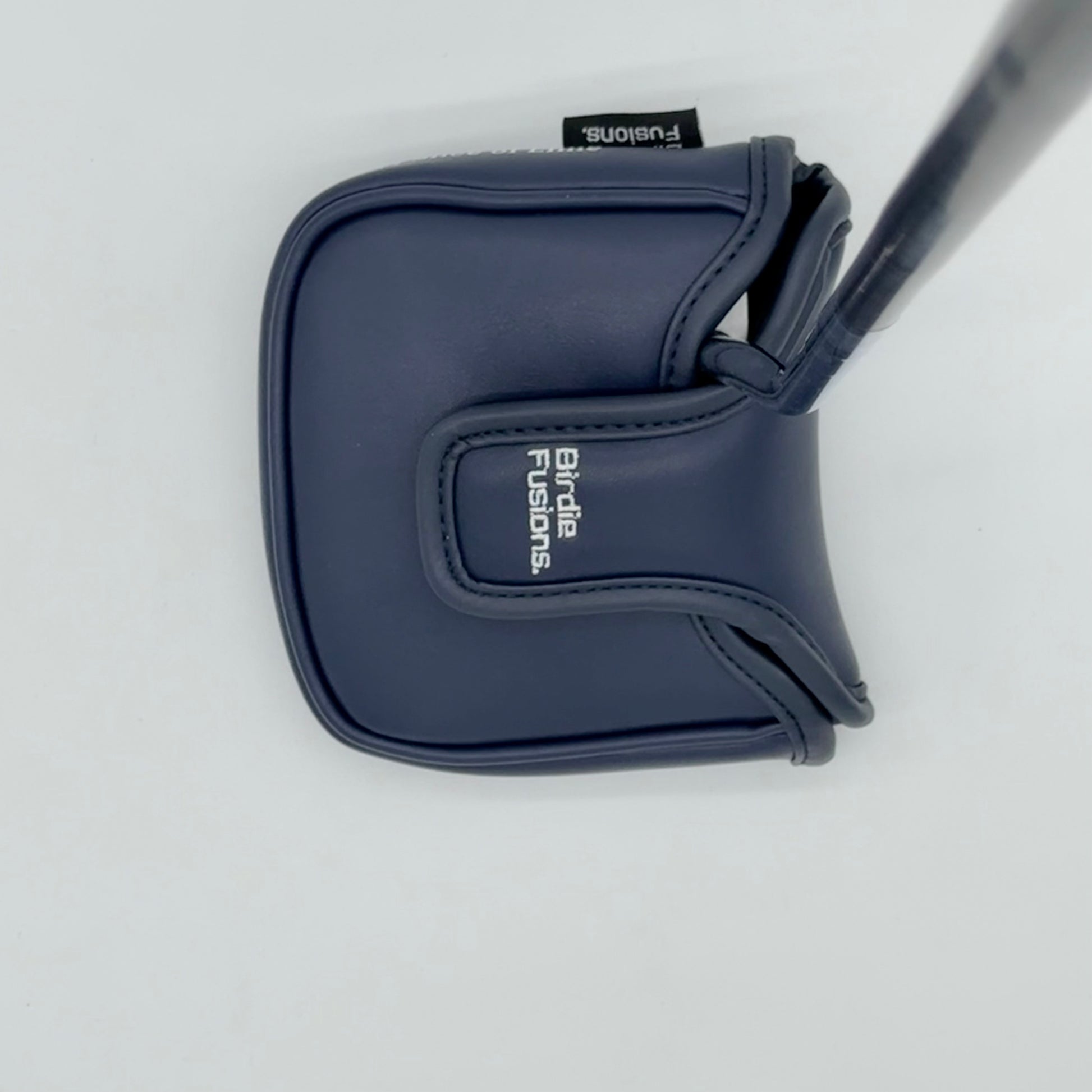 Birdie Juice Mallet Putter Headcover close-up of magnetic closure