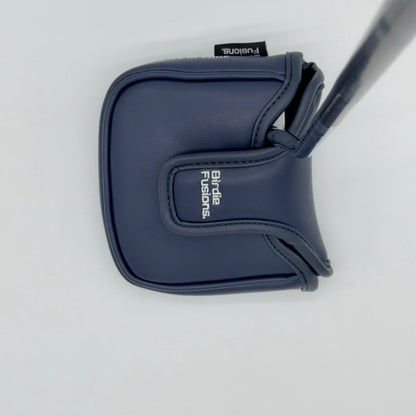 Birdie Juice Mallet Putter Headcover close-up of magnetic closure