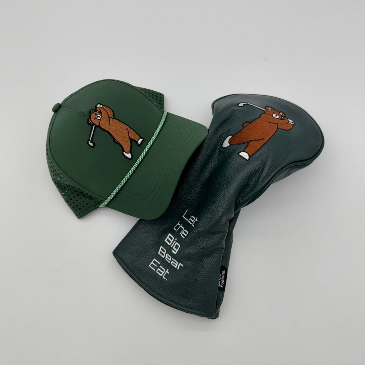 Brown Bear Rope Hat and Driver Headcover