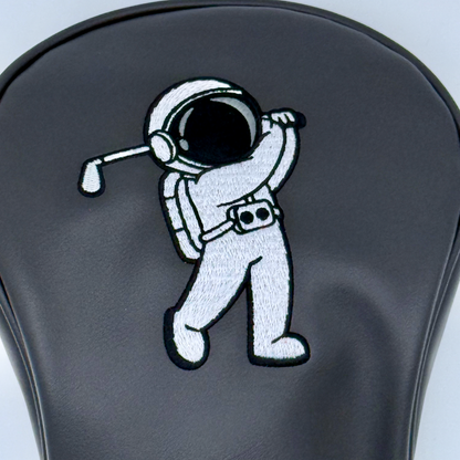 Black Astronaut Driver Headcover, Logo