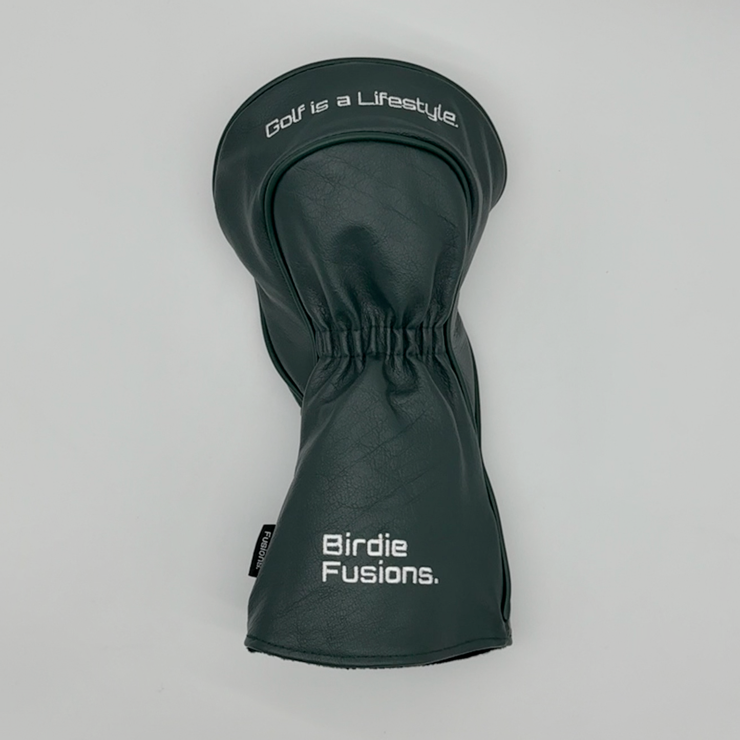 Brown Bear Dark Green Leather Headcover, Back
