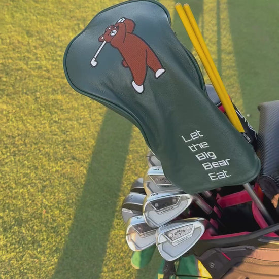 Brown Bear Driver Headcover sunset